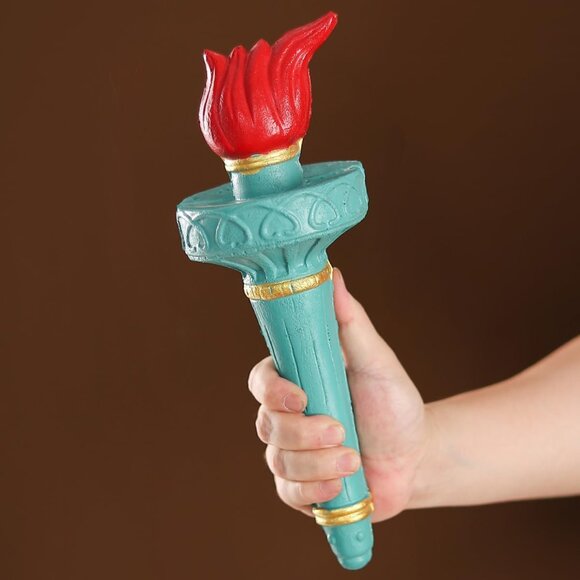 Lady Liberty Costume Accessories Crown Torch Pu Women’s Patriotic Event - Picture 3 of 6